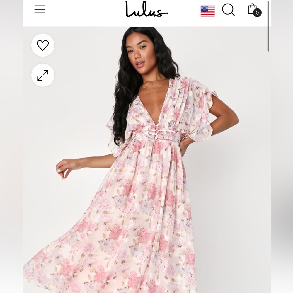 Iulus floral maxi dress size L